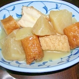 大根と厚揚げの煮物